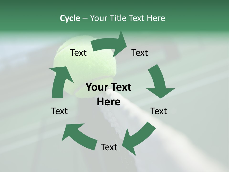 Net Bounce Exercise PowerPoint Template