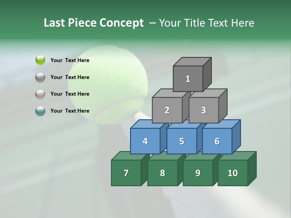 Net Bounce Exercise PowerPoint Template