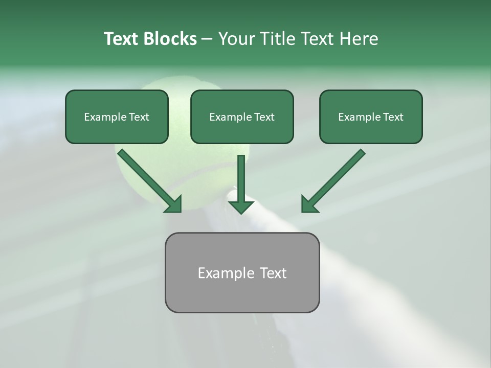 Net Bounce Exercise PowerPoint Template