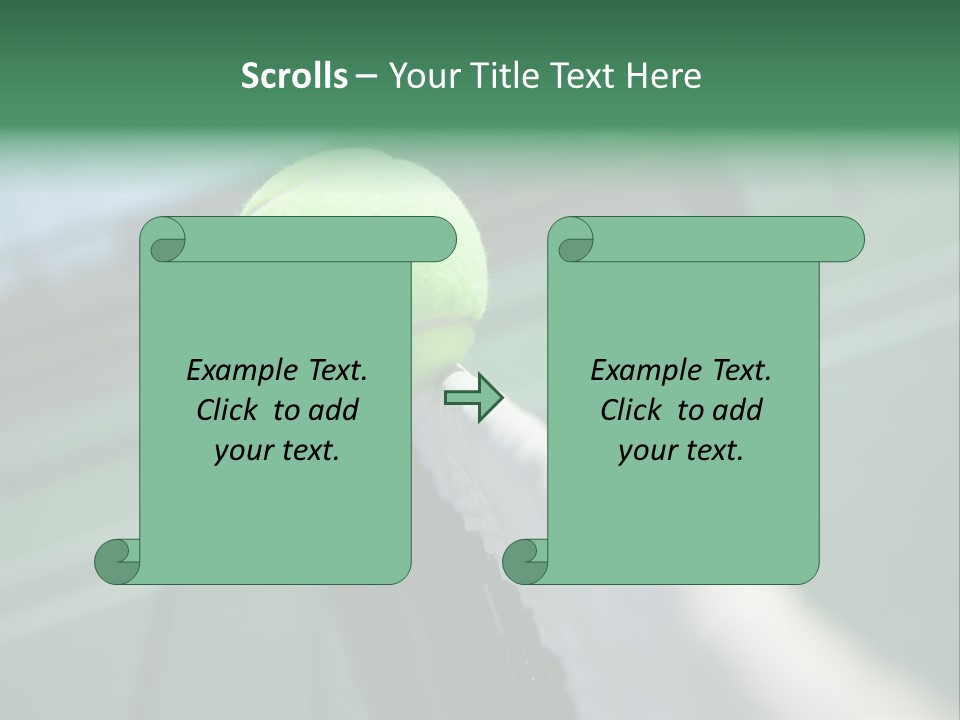 Net Bounce Exercise PowerPoint Template