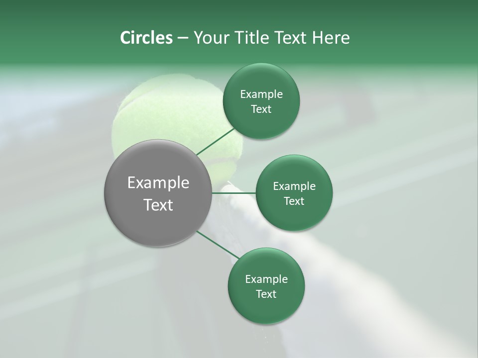 Net Bounce Exercise PowerPoint Template
