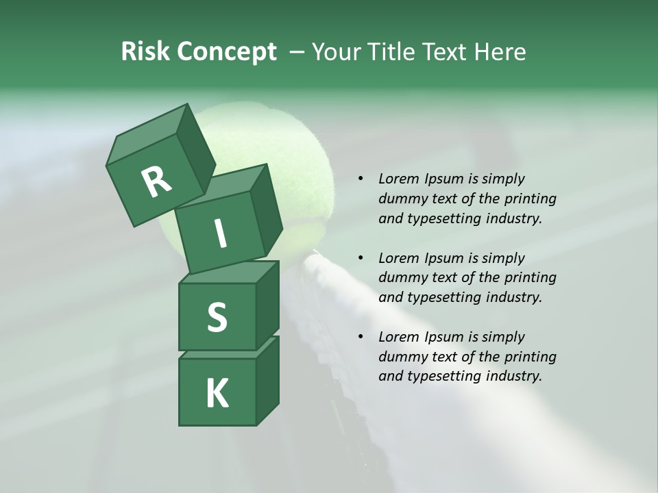 Net Bounce Exercise PowerPoint Template