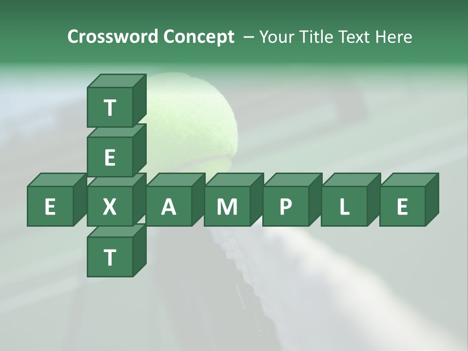 Net Bounce Exercise PowerPoint Template