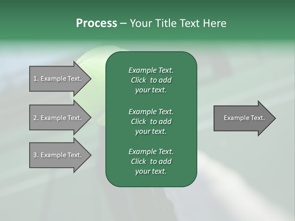 Net Bounce Exercise PowerPoint Template