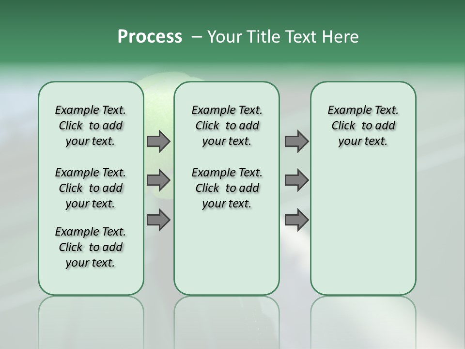 Net Bounce Exercise PowerPoint Template
