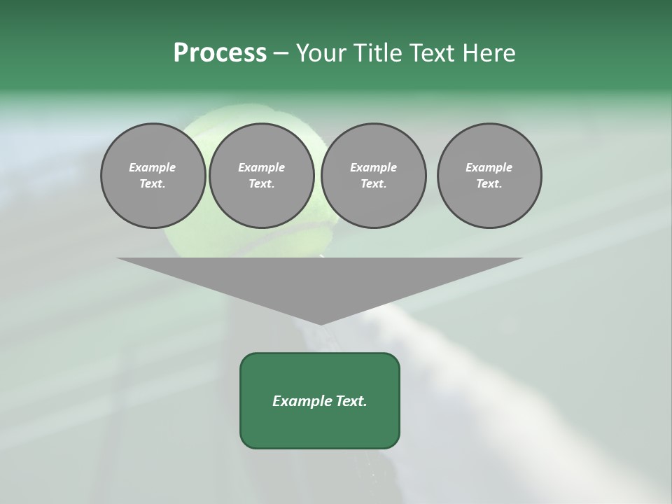 Net Bounce Exercise PowerPoint Template