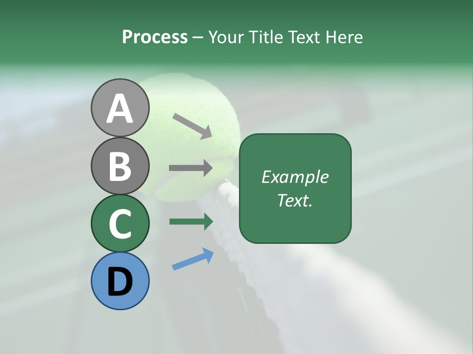 Net Bounce Exercise PowerPoint Template