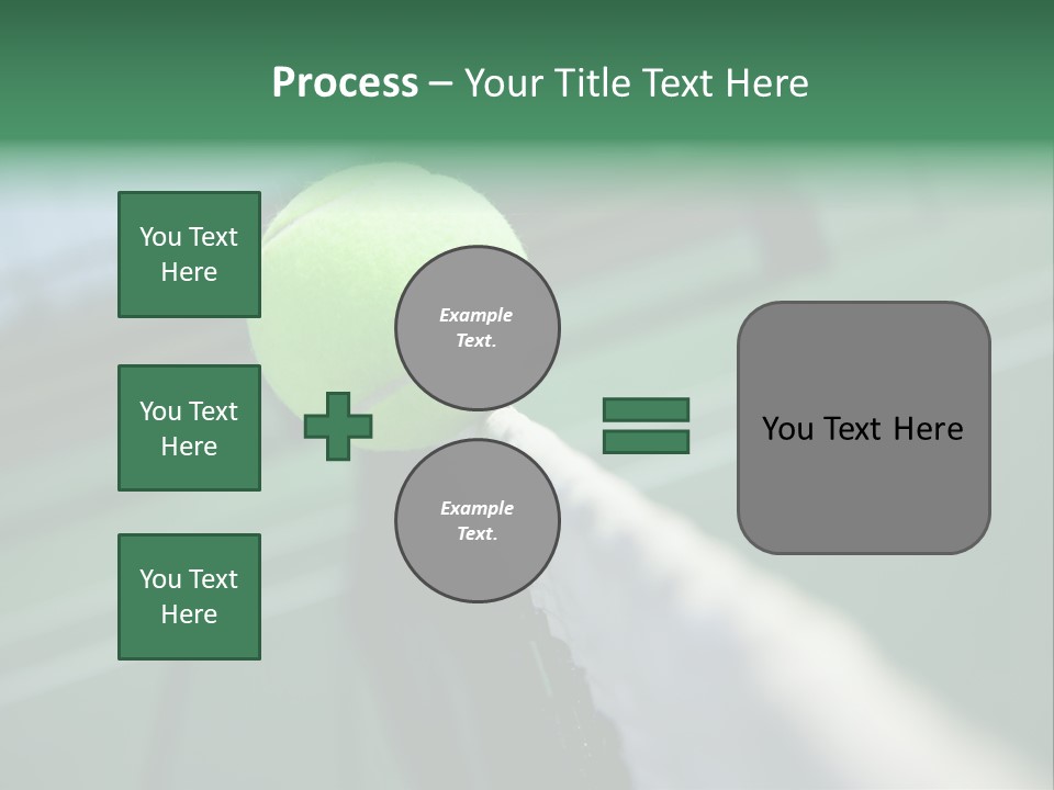 Net Bounce Exercise PowerPoint Template