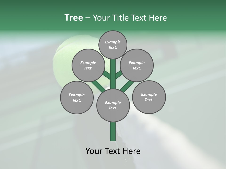 Net Bounce Exercise PowerPoint Template