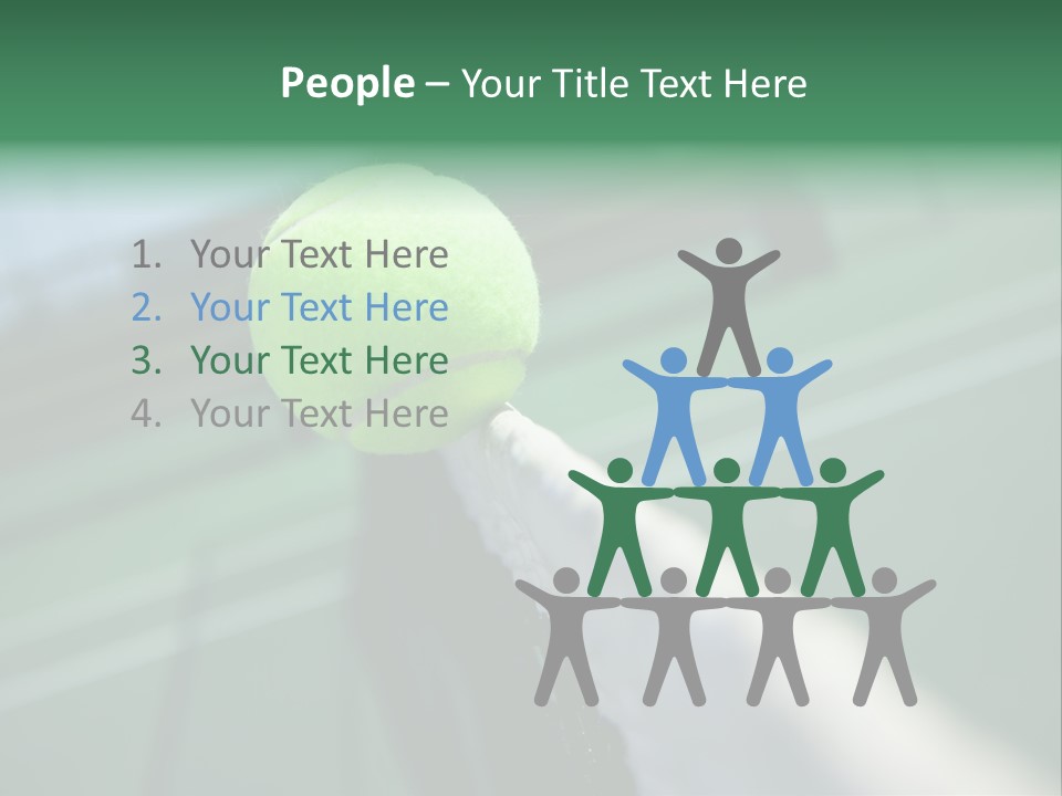 Net Bounce Exercise PowerPoint Template