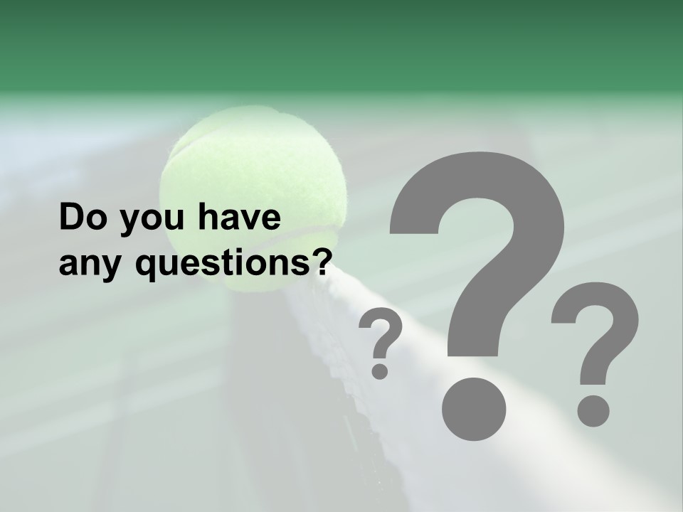 Net Bounce Exercise PowerPoint Template