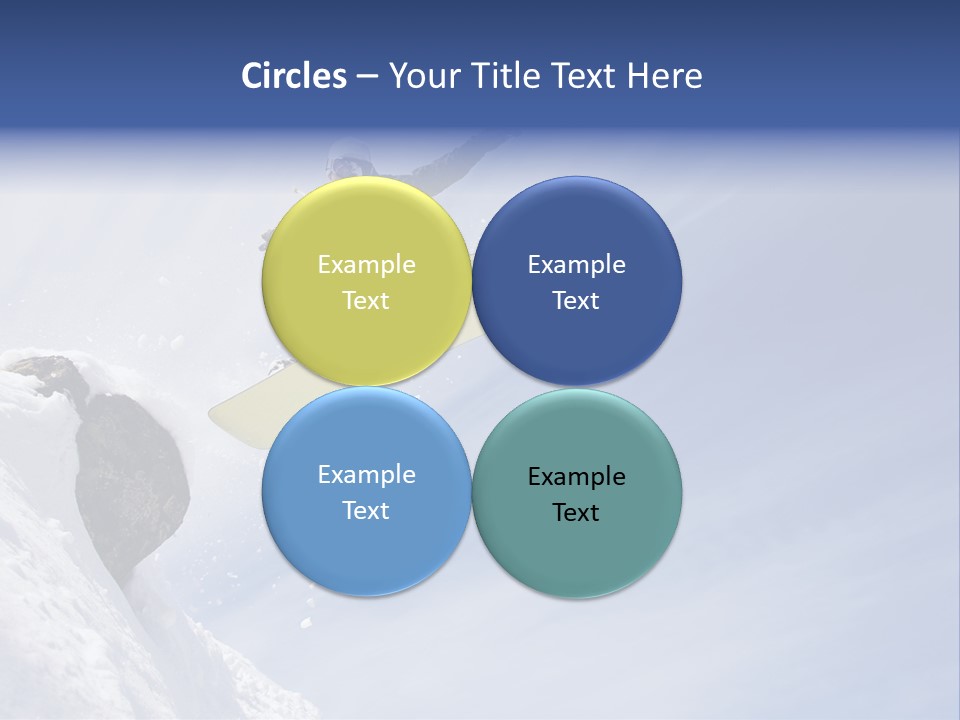 Ride Outdoor Blue PowerPoint Template