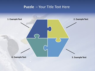 Ride Outdoor Blue PowerPoint Template