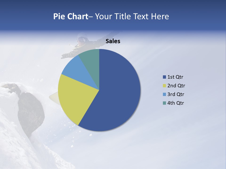 Ride Outdoor Blue PowerPoint Template