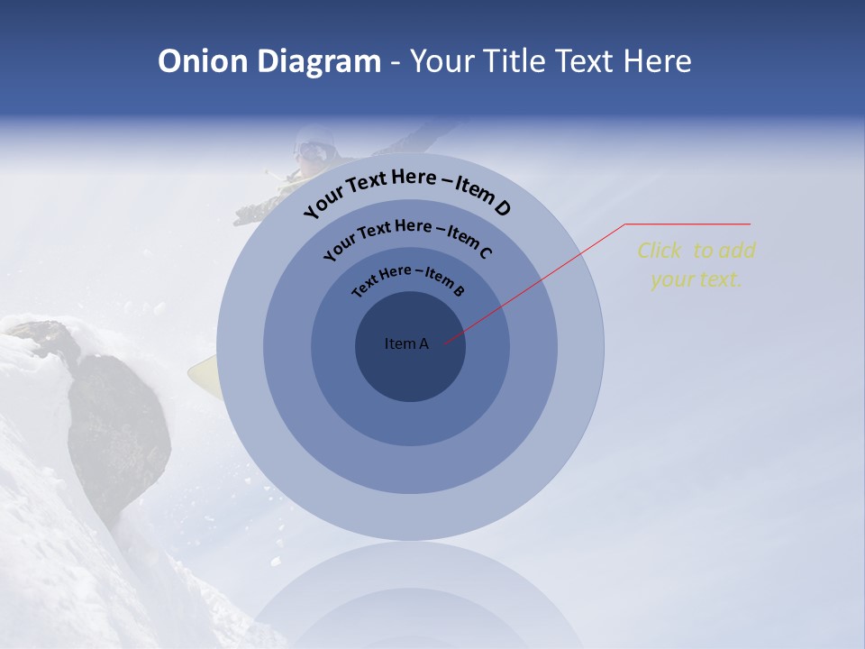 Ride Outdoor Blue PowerPoint Template