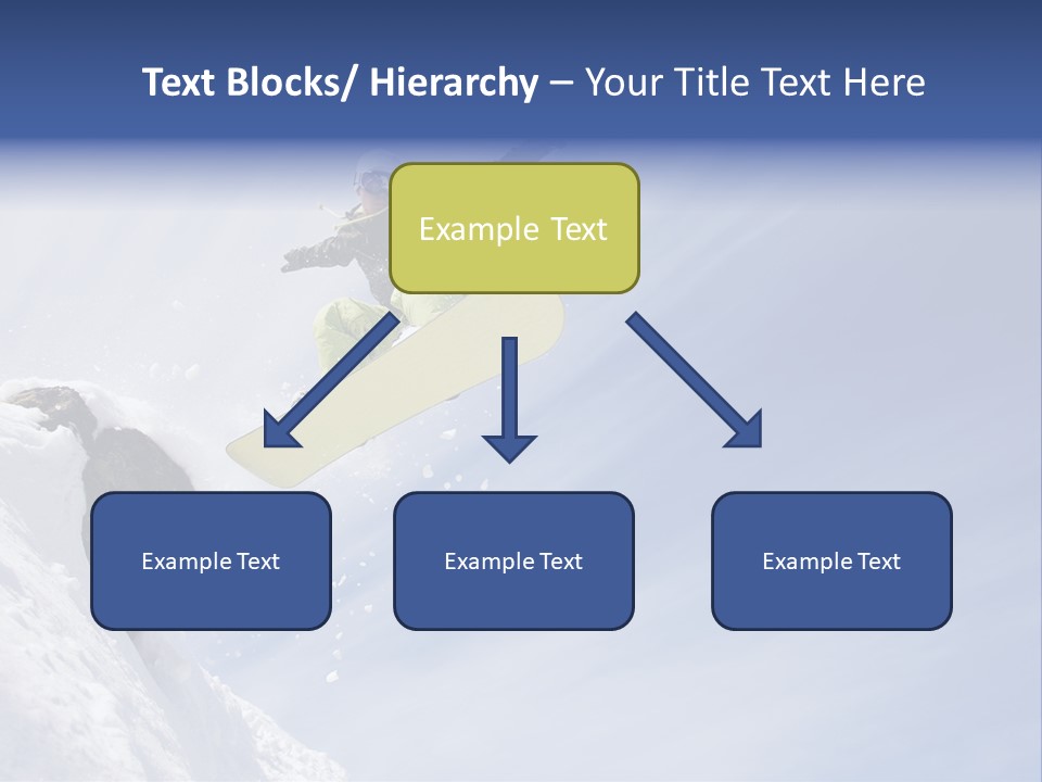Ride Outdoor Blue PowerPoint Template