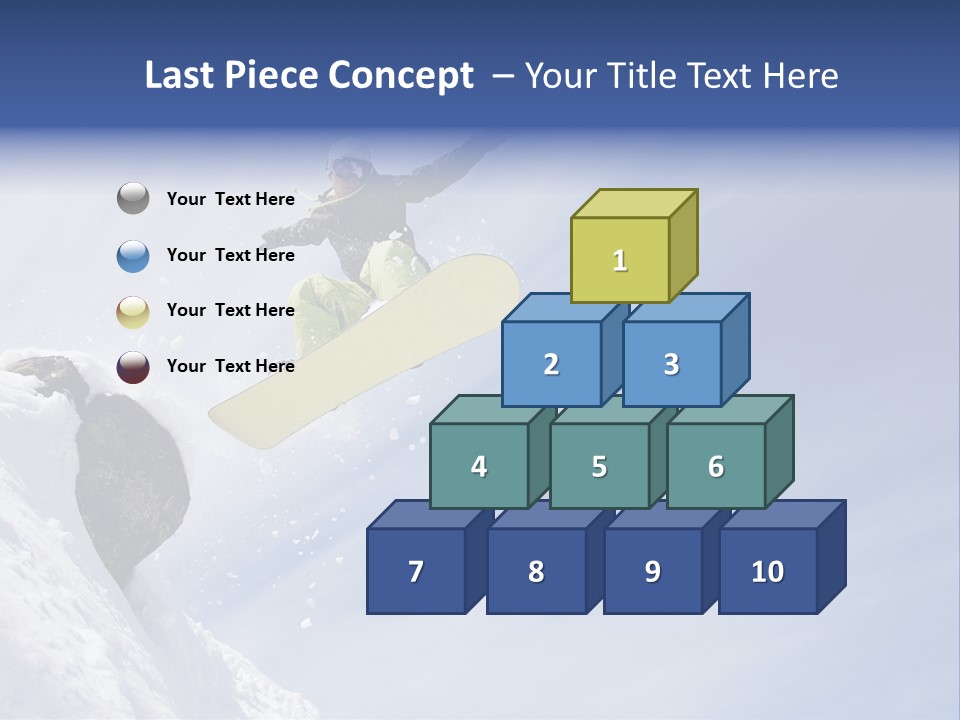 Ride Outdoor Blue PowerPoint Template