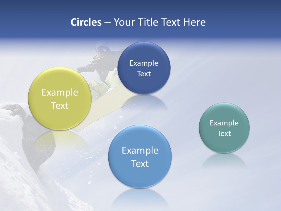 Ride Outdoor Blue PowerPoint Template