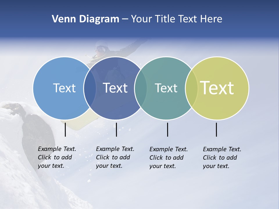 Ride Outdoor Blue PowerPoint Template