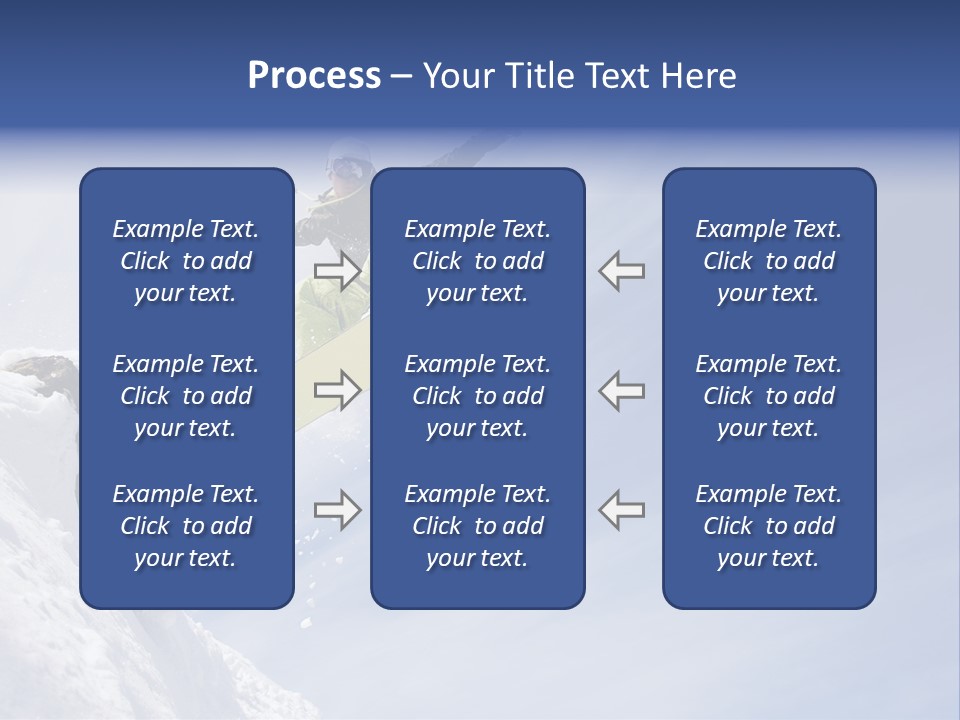 Ride Outdoor Blue PowerPoint Template