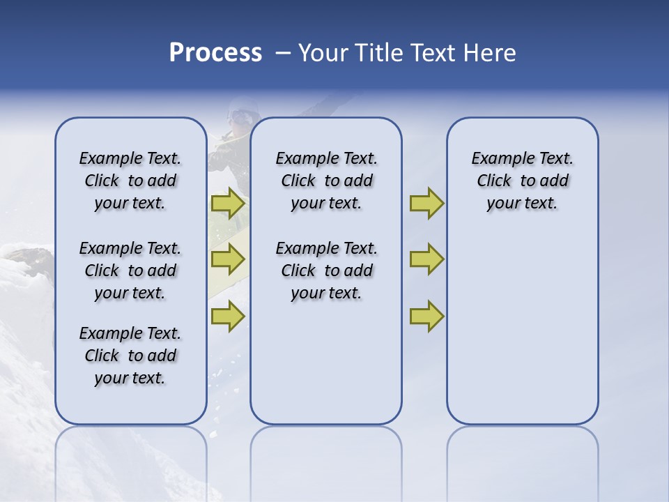 Ride Outdoor Blue PowerPoint Template