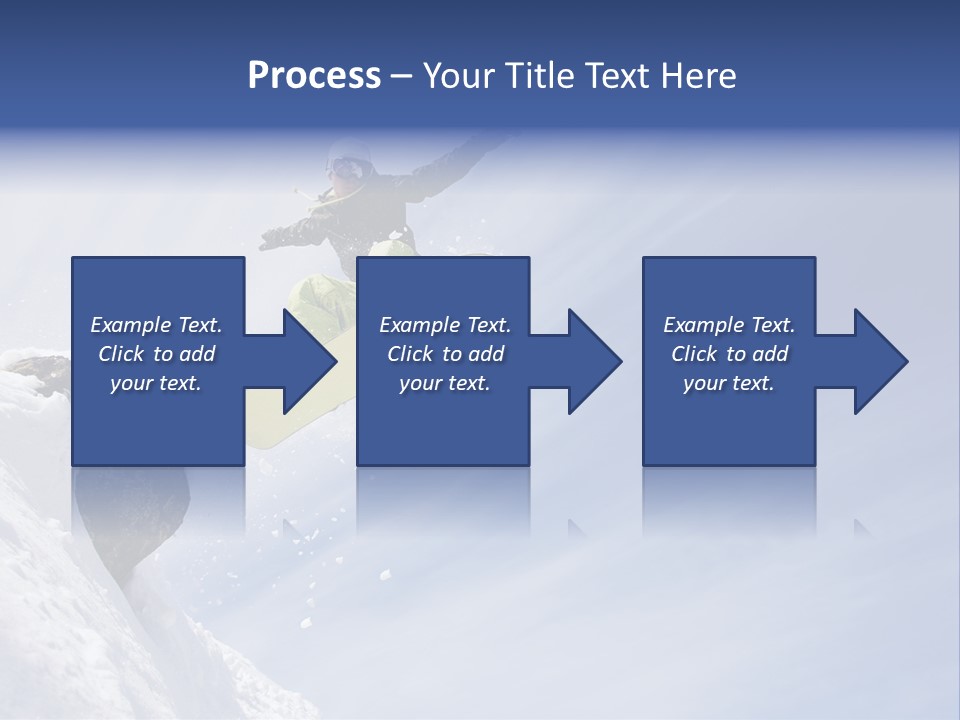 Ride Outdoor Blue PowerPoint Template