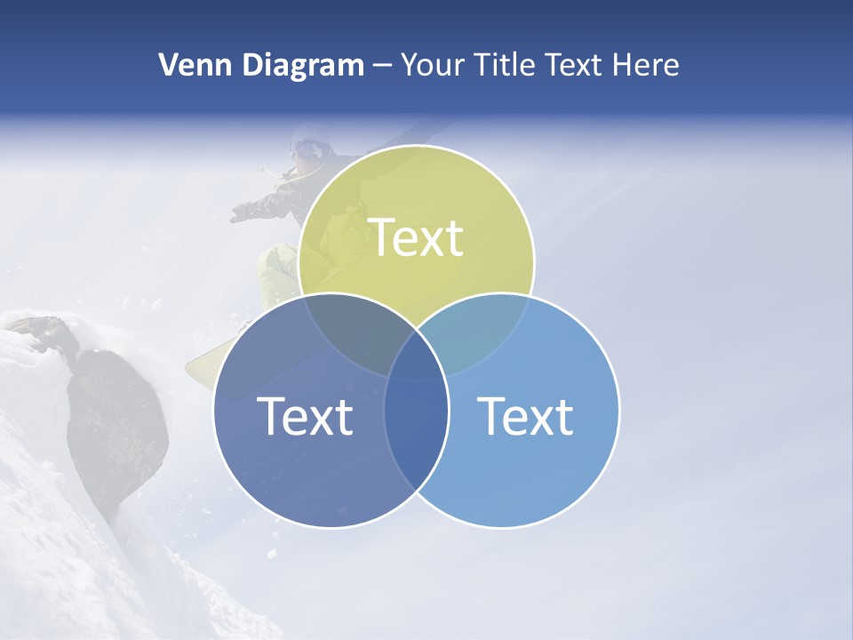 Ride Outdoor Blue PowerPoint Template