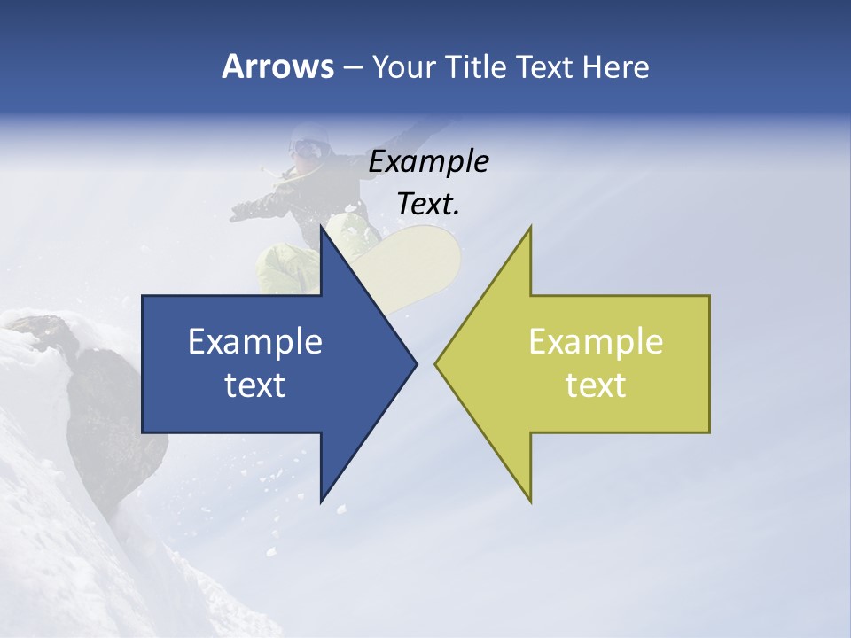 Ride Outdoor Blue PowerPoint Template