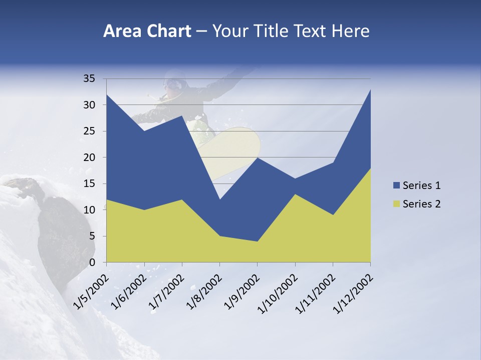 Ride Outdoor Blue PowerPoint Template