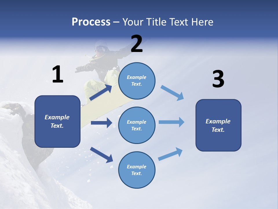 Ride Outdoor Blue PowerPoint Template