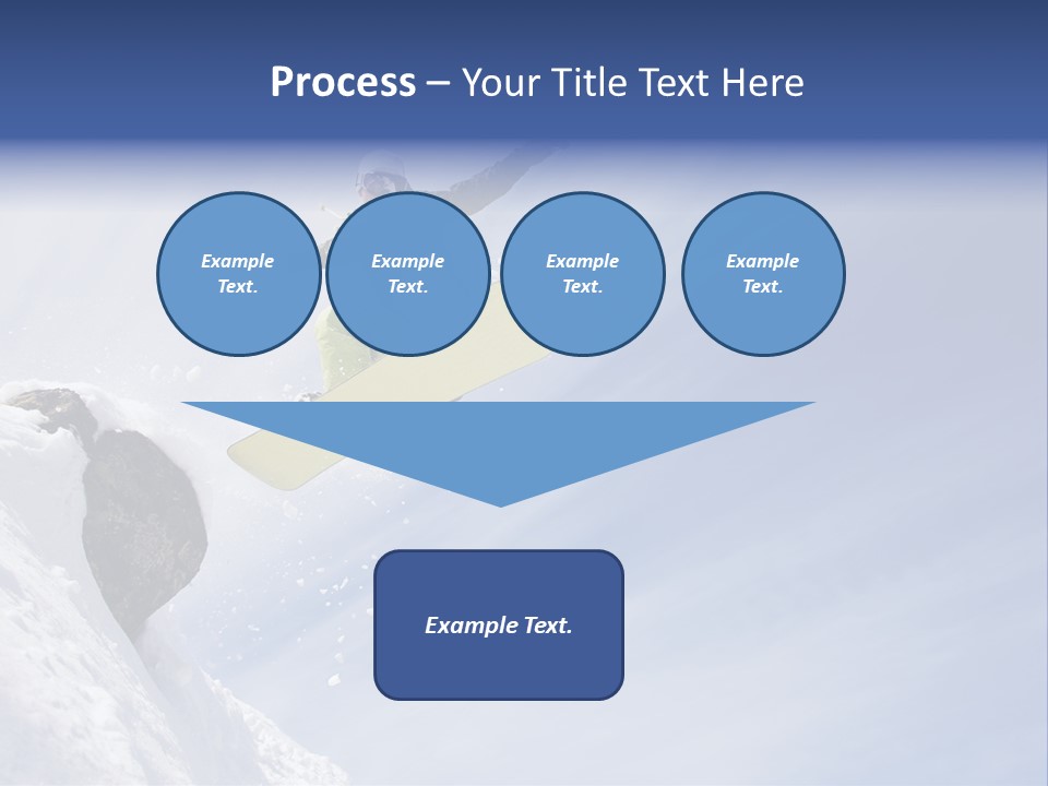 Ride Outdoor Blue PowerPoint Template