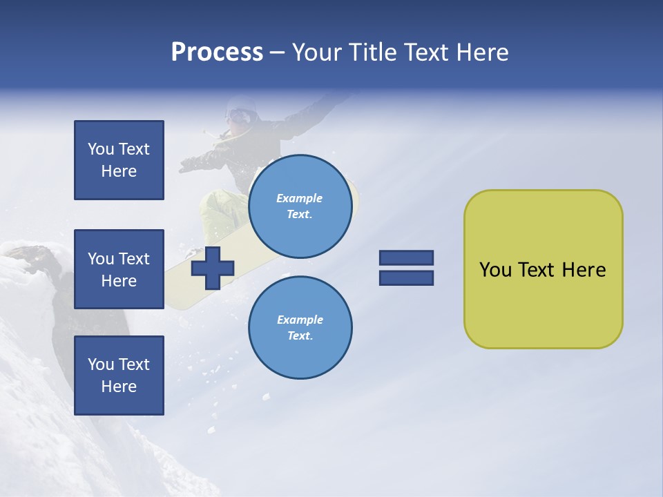 Ride Outdoor Blue PowerPoint Template