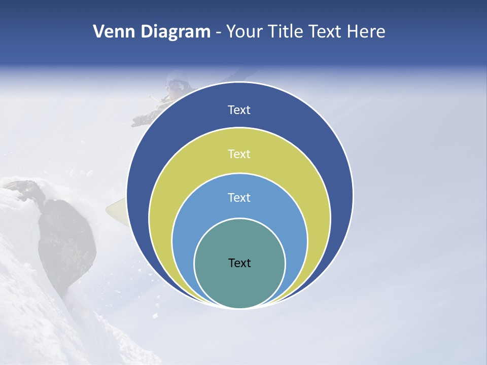 Ride Outdoor Blue PowerPoint Template