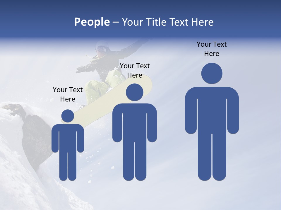 Ride Outdoor Blue PowerPoint Template