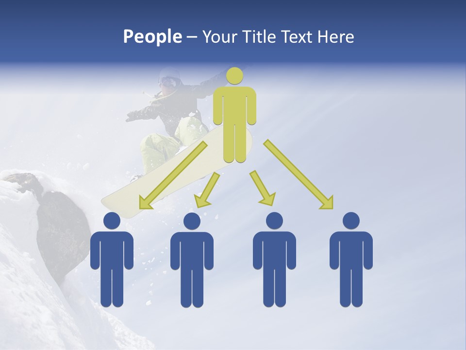 Ride Outdoor Blue PowerPoint Template