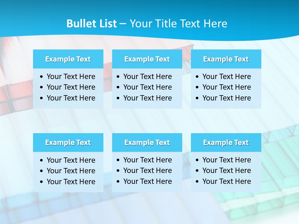 Polycarbonate Skylight Conservatory PowerPoint Template