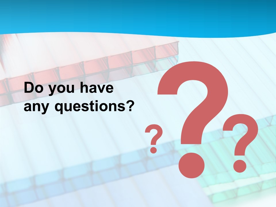 Polycarbonate Skylight Conservatory PowerPoint Template