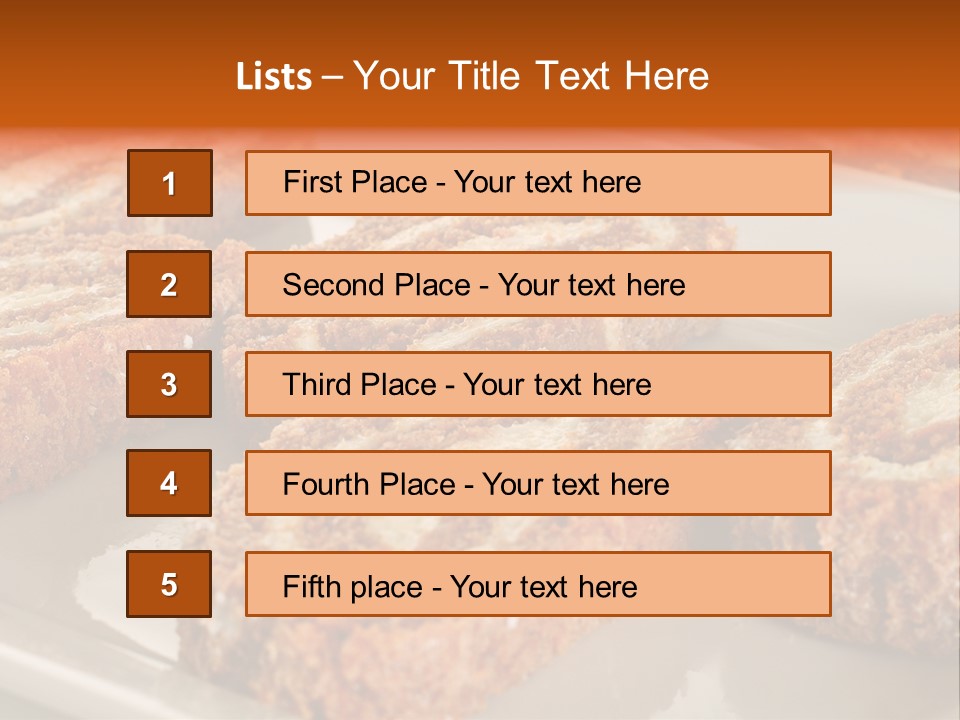 Confectionery Treat Diet PowerPoint Template