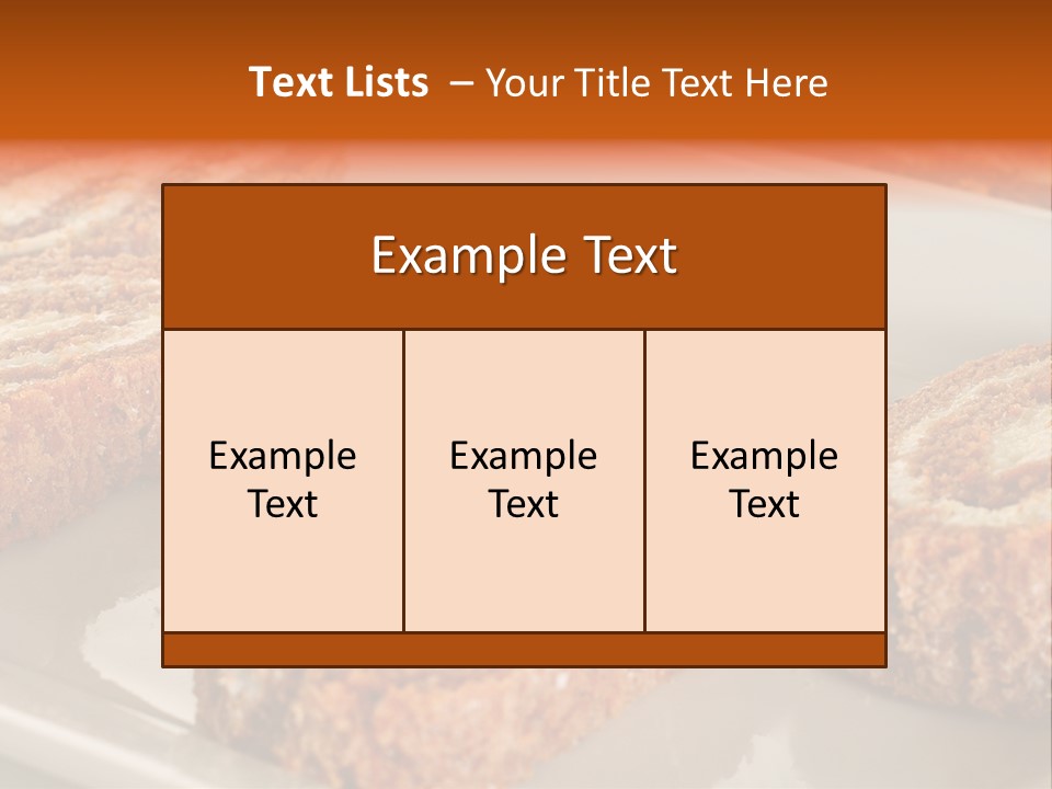 Confectionery Treat Diet PowerPoint Template