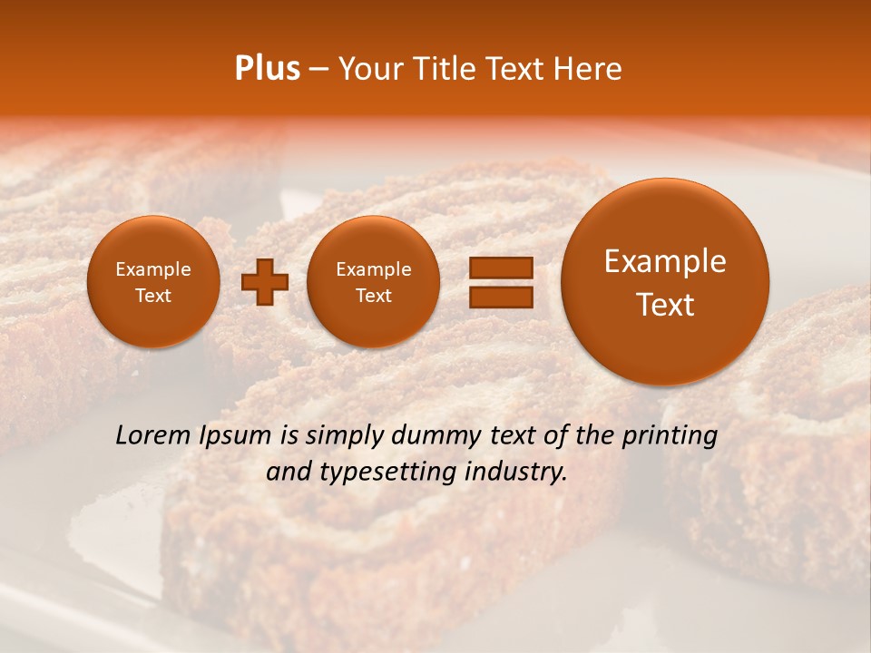Confectionery Treat Diet PowerPoint Template