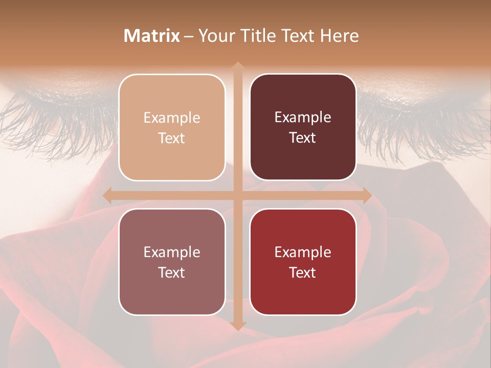 Makeup Eyeshadow Vogue PowerPoint Template