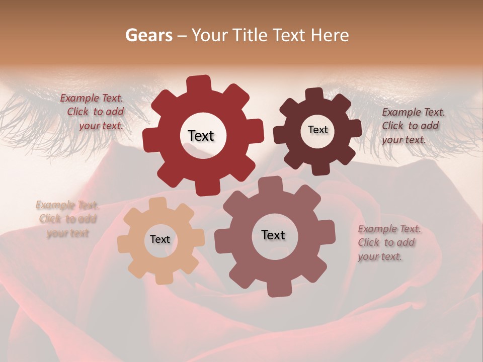 Makeup Eyeshadow Vogue PowerPoint Template