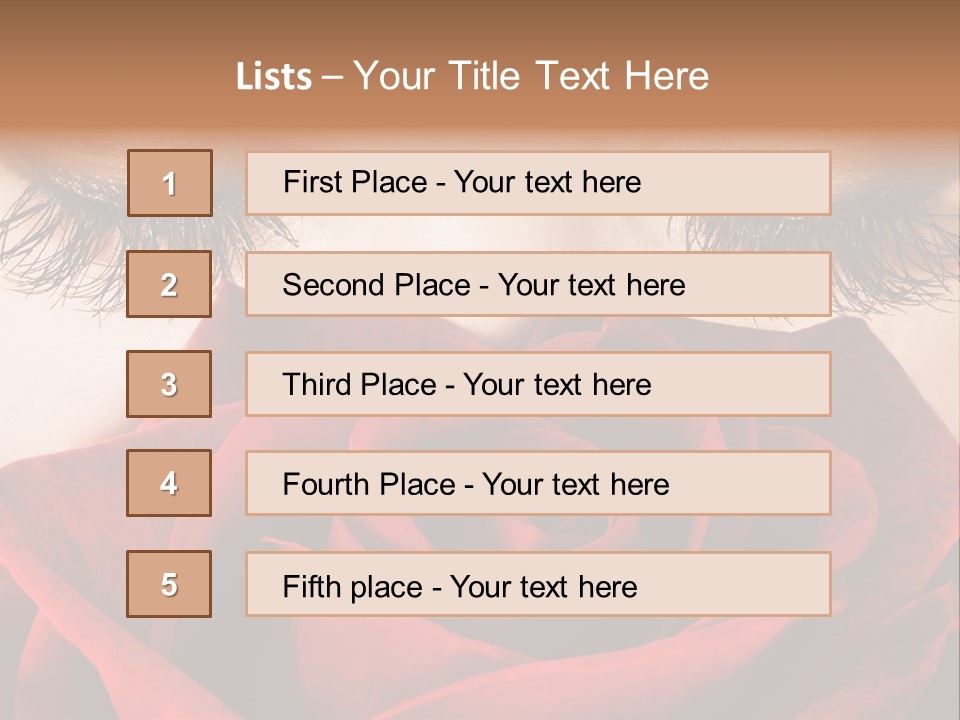 Makeup Eyeshadow Vogue PowerPoint Template