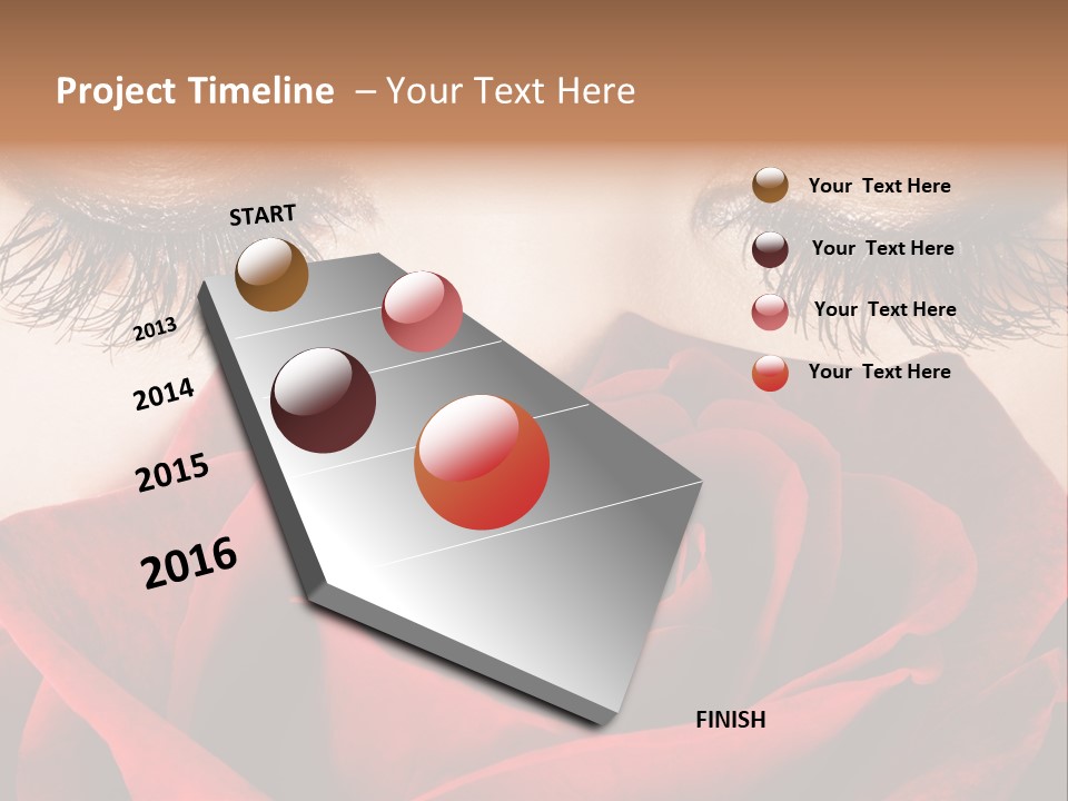 Makeup Eyeshadow Vogue PowerPoint Template
