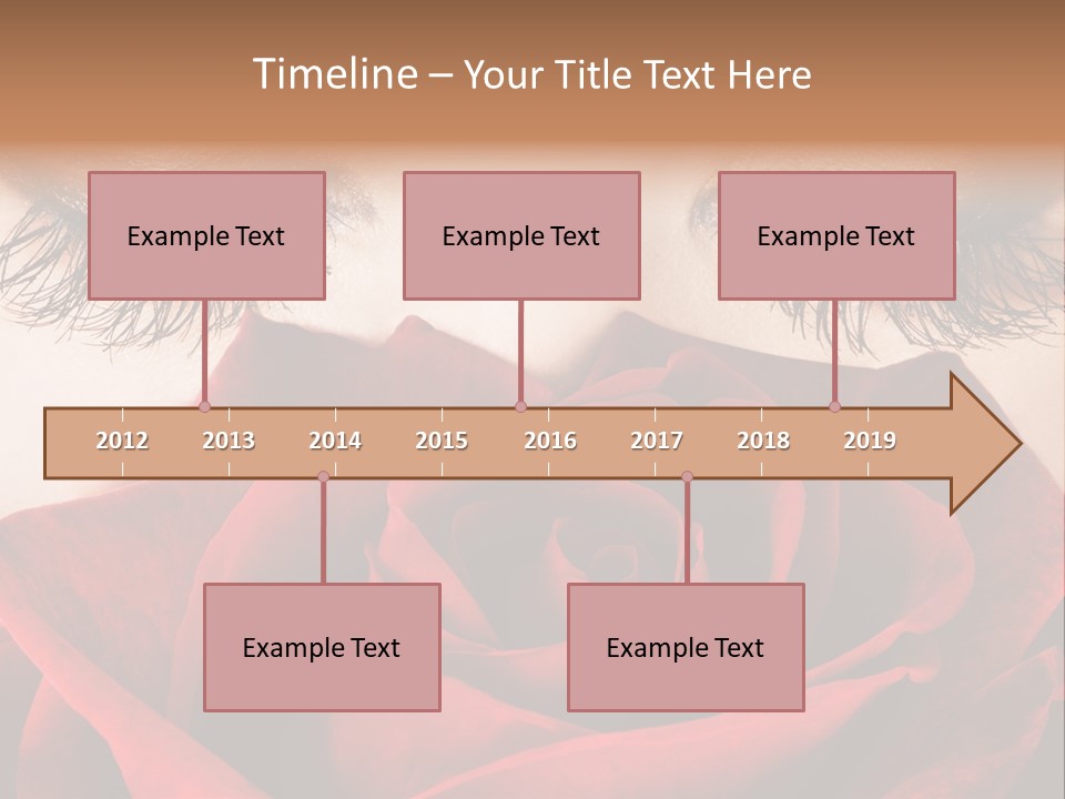 Makeup Eyeshadow Vogue PowerPoint Template