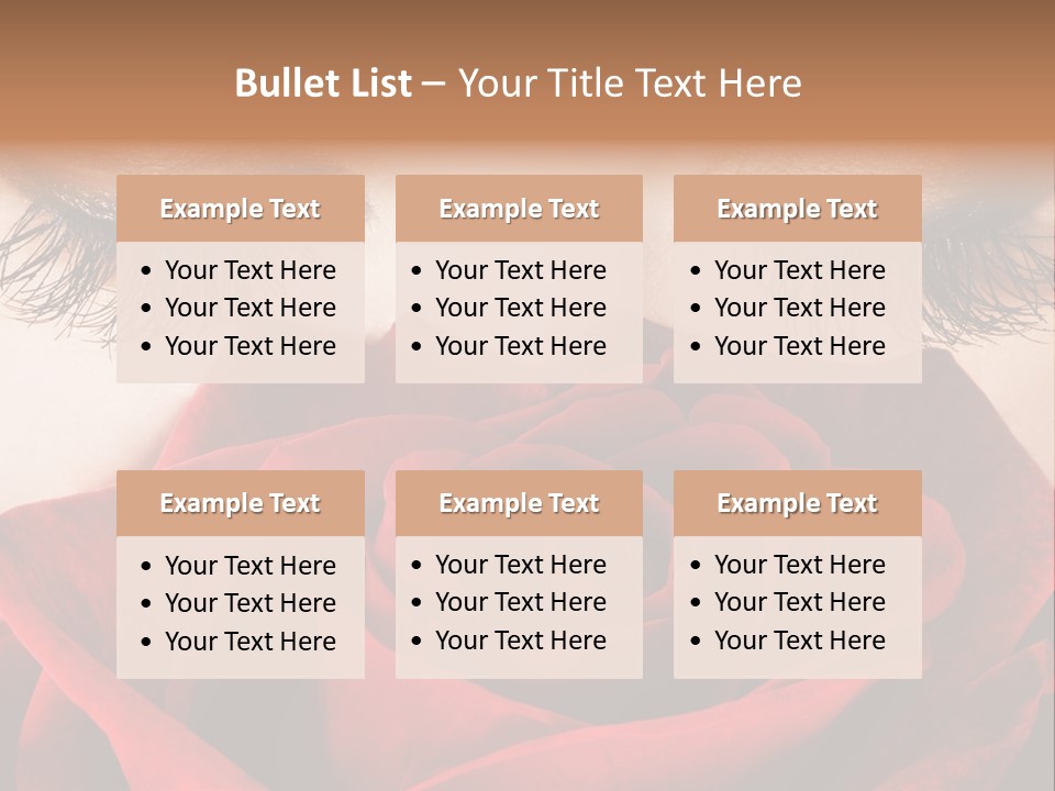 Makeup Eyeshadow Vogue PowerPoint Template