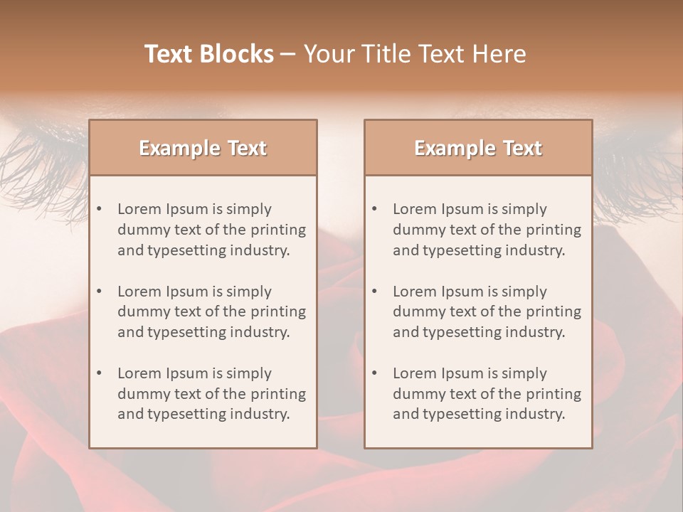 Makeup Eyeshadow Vogue PowerPoint Template