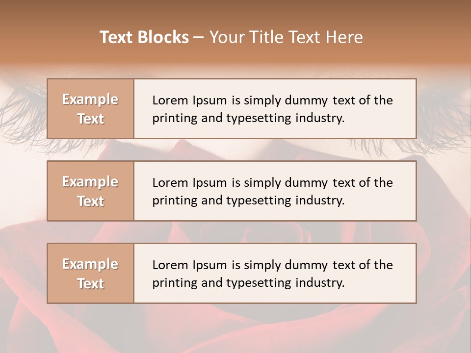 Makeup Eyeshadow Vogue PowerPoint Template