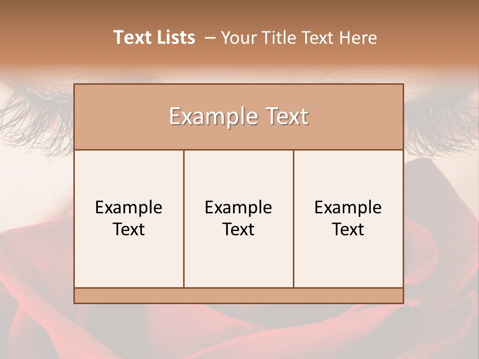 Makeup Eyeshadow Vogue PowerPoint Template