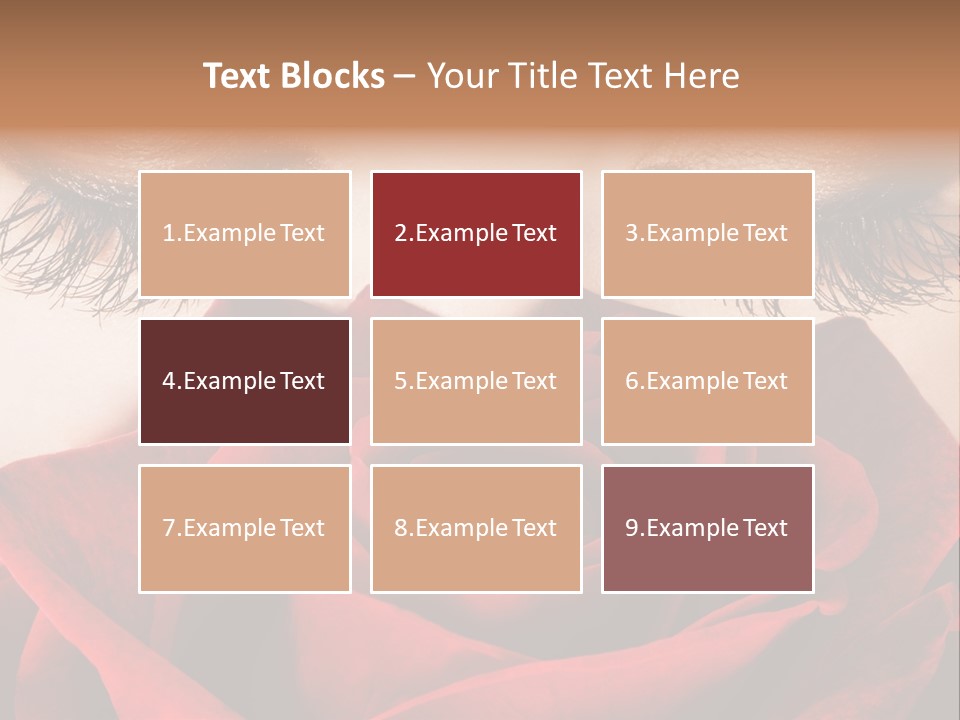 Makeup Eyeshadow Vogue PowerPoint Template